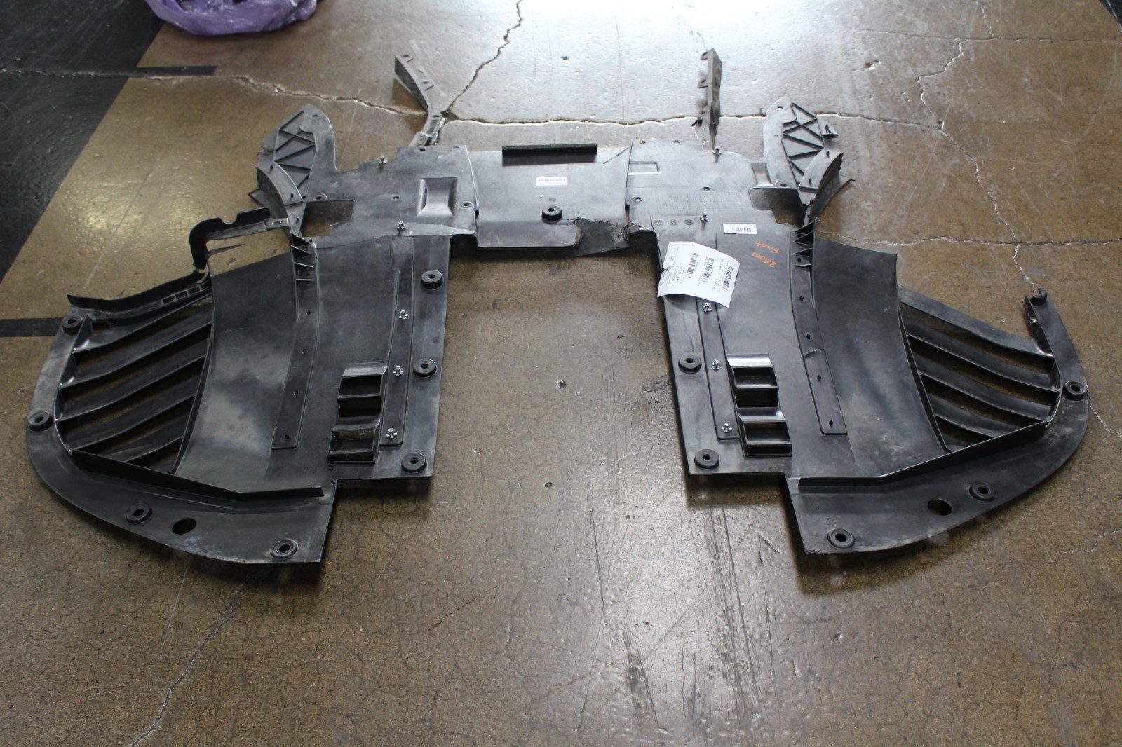 Ferrari 296 GTB, Front Lower Under Tray, Used, Heavy Dmg, P/N 904479