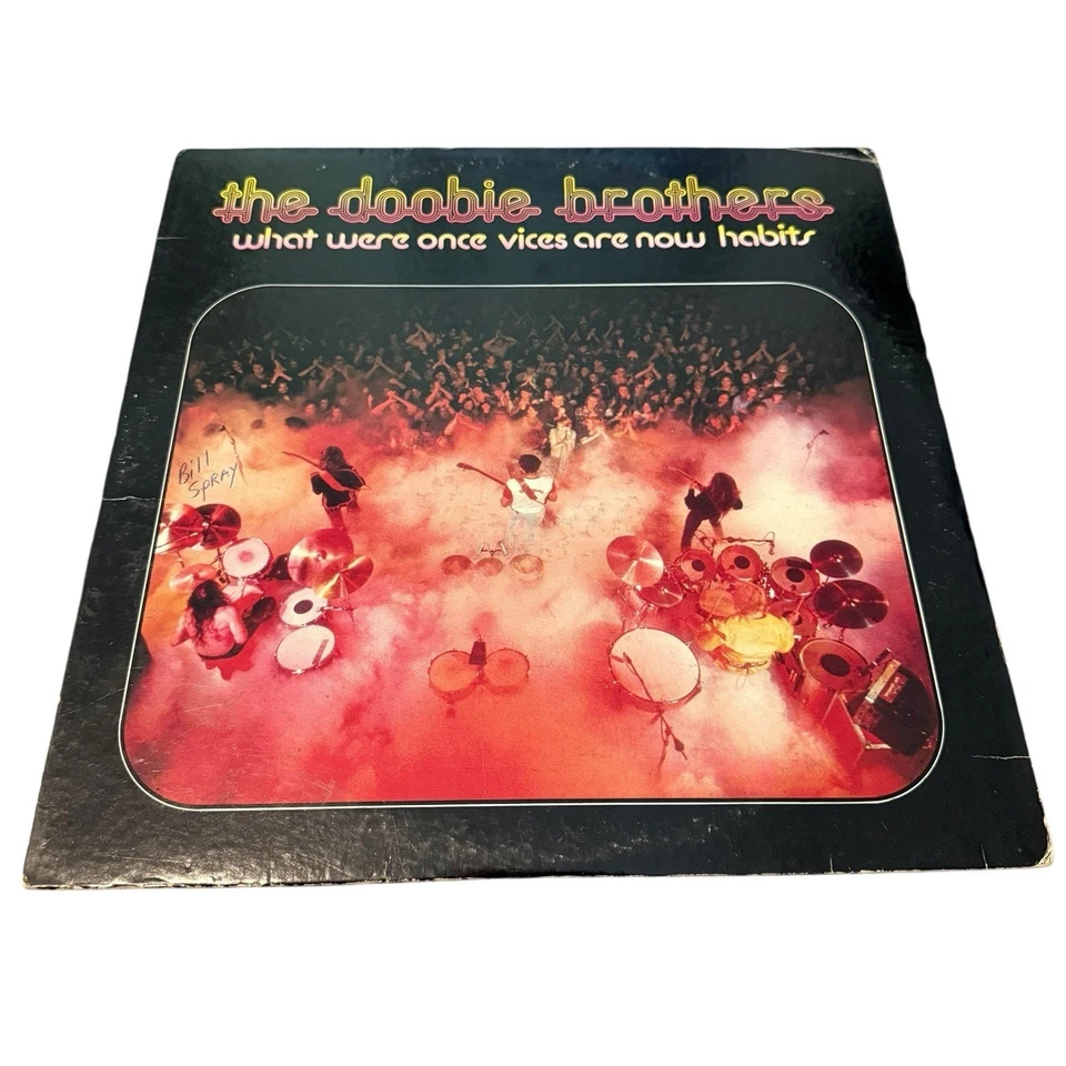 The Doobie Brothers What Were Once Vices Are Now Habits Vinyl Record US 1974 - Image 3 of 4