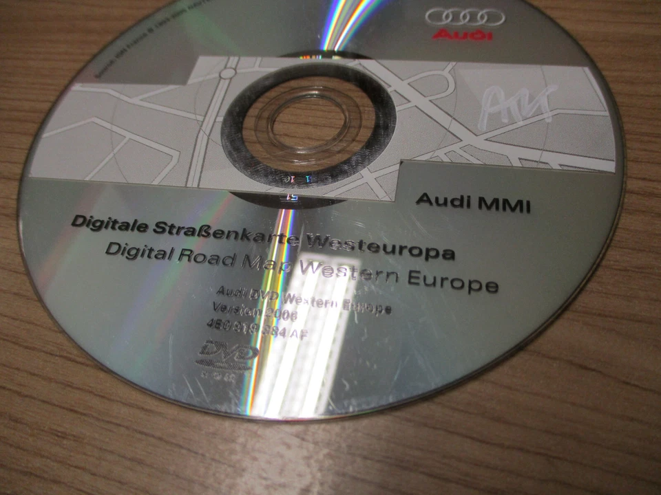 Navi Navigation DVD Karte Europe Deutschland 2006 AUDI A6 4F A8 4E 4E0919884AF - Bild 3 von 4