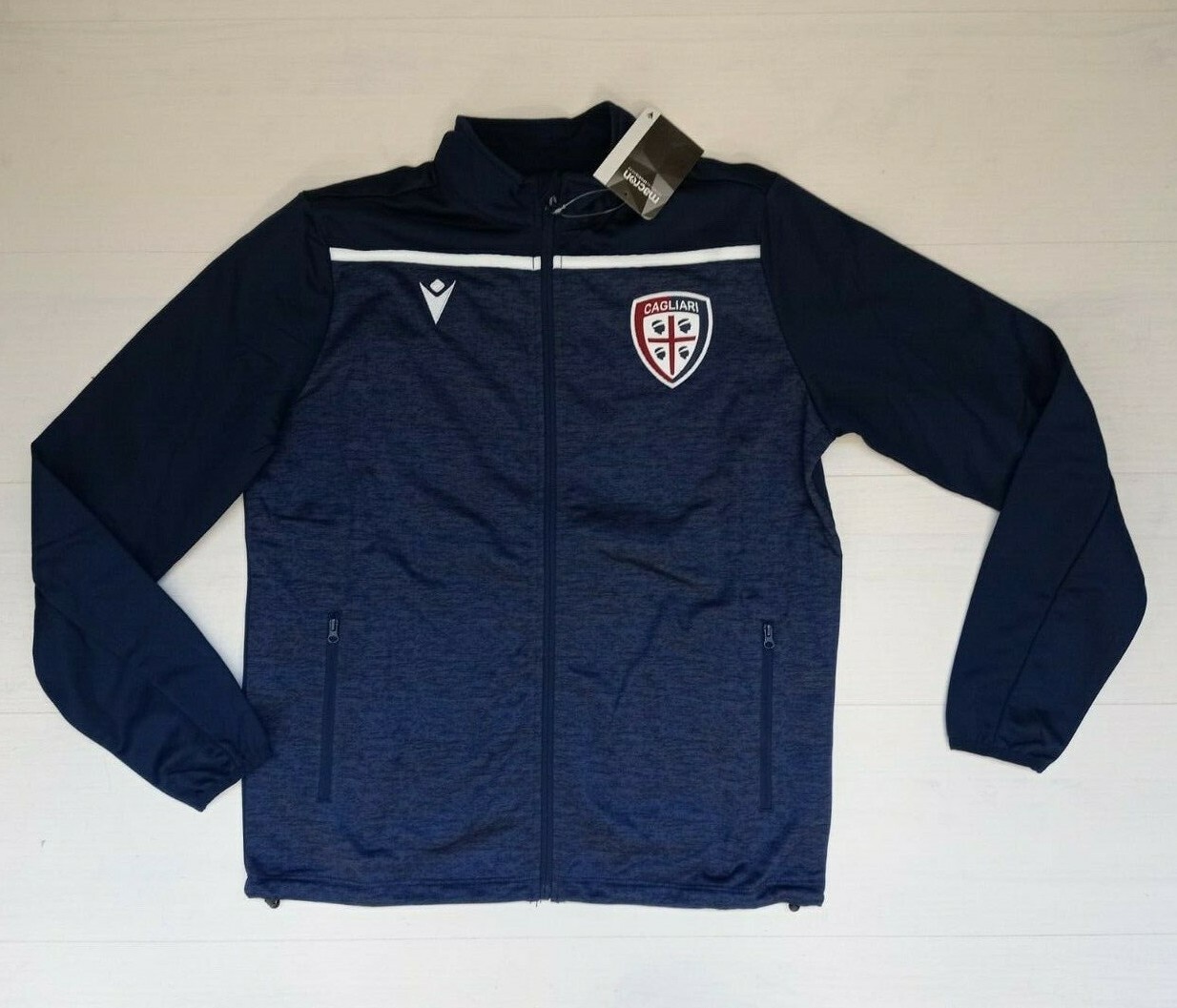 1674/39 Macron Cagliari 4 Mori Zip Sweatshirt Jacket Policotton 58120292