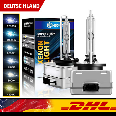 2x D3S Xenon Brenner Scheinwerferlampe Super Vision Original 6000K-12000K DHL