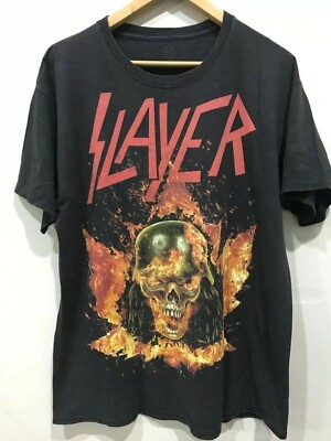 2013 Slayer Canada Tour Concert Black Unisex Tshirt Reprint S-5XL Men Women