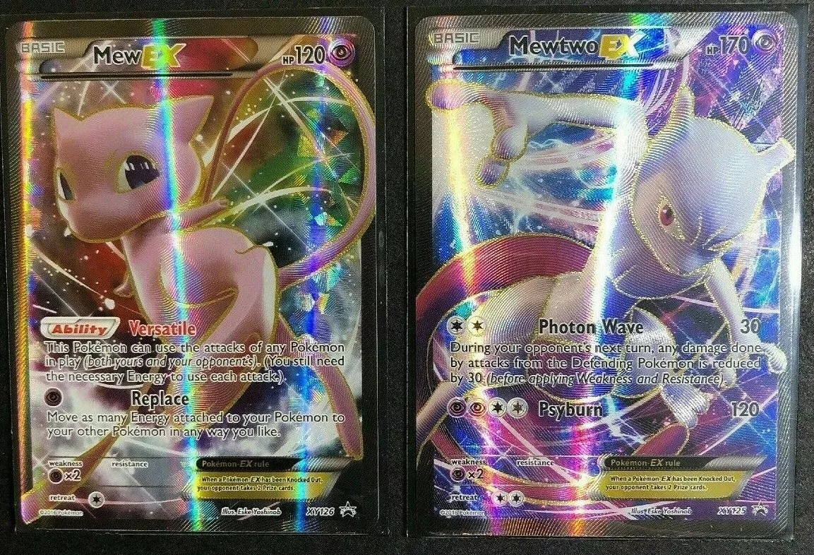 Card Mewtwo XY100/183 da coleção XY Black Star Promos