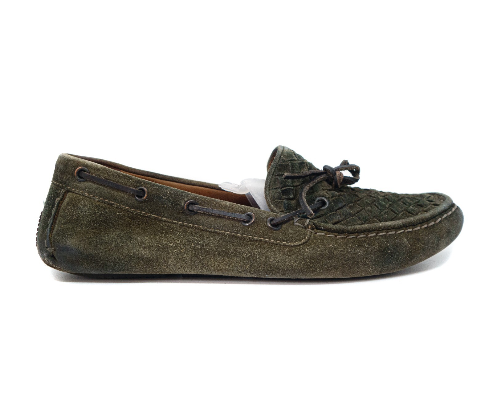 Bottega Veneta Woven Suede Loafers