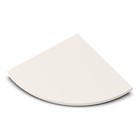 TileWare Boundless Shelving Solutions 9 inch Corner Shelf Bone Bathroom Shower