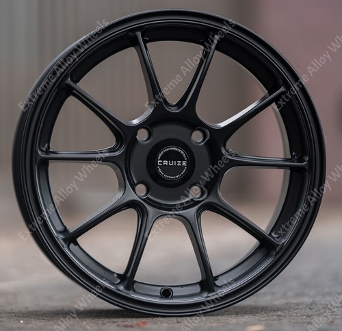 Llantas de aleación 15" SR-9 para Renault Clio Kangoo Megane Twingo 4x100 negras - Imagen 6 de 6
