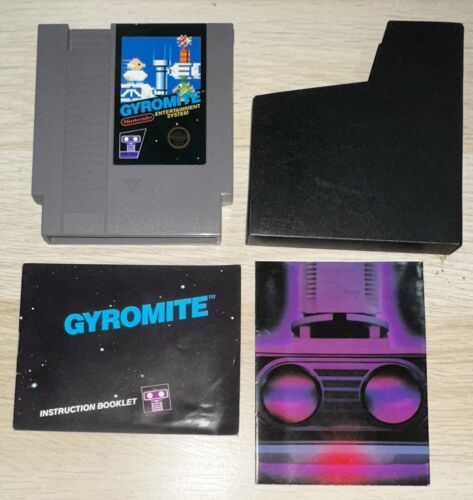 Gyromite (Nintendo Entertainment System, PAL-1985) 5 Screws , Manual, Poster - Picture 1 of 13