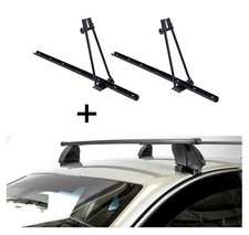 2x Fahrradträger ORION+Dachträger K1M für Bmw Serie 5 E60 4Türer 03-10