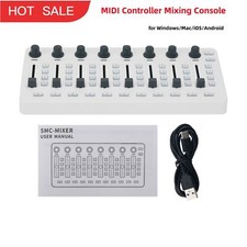 M-WAVE SMC-MIXER MIDI Controller Mixing Console per Windows/Mac/iOS/Android #A6-