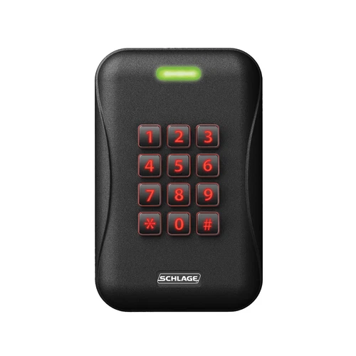 Schlage MTK15 Multi-Technology Reader with Keypad – Black