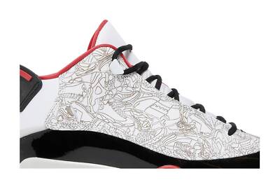 Nike Air Jordan Dub Zero Varsity Red White Men Casual Shoes 311046-160 Size 12 Nike Air Jordan Dub Zero White Varsity Red Men main image 2