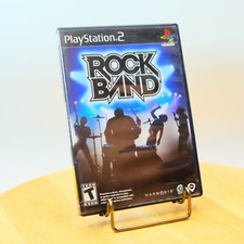 Rock Band PS2 PlayStation 2 Complete CIB With Manual 2007 Rock Band 1