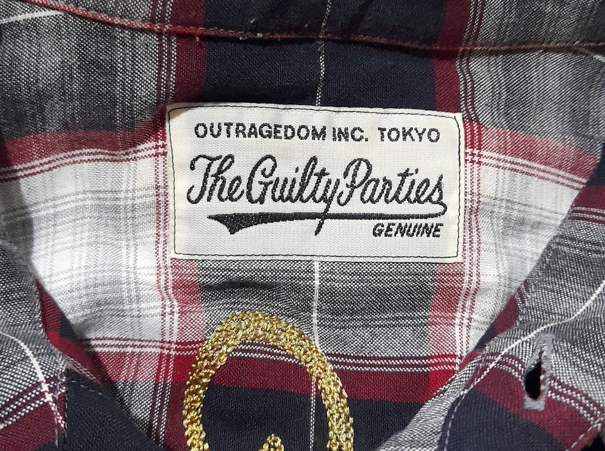 JAPANESE BRAND 100% RAYON THE GUILTY PARTIES BY WACKO MARIA SHIRT