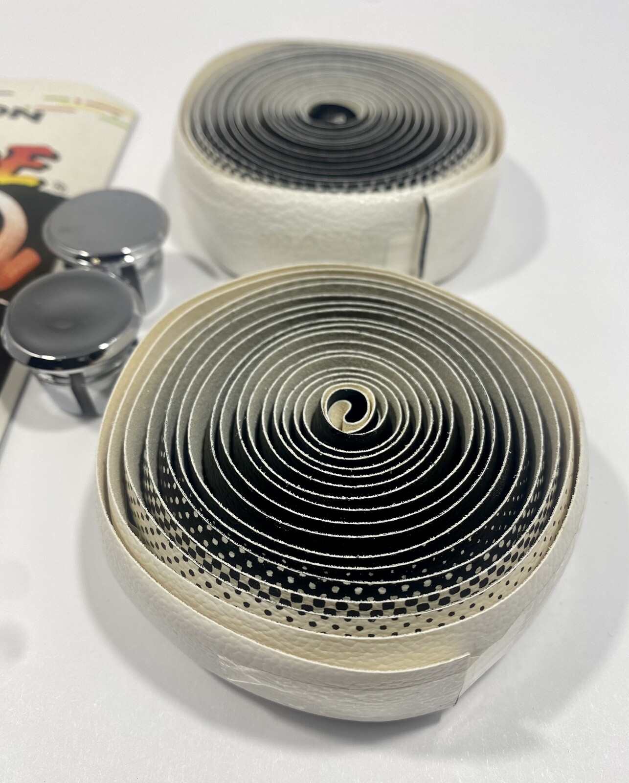 Vintage 1987 CoUnion Bar Wrap NOS Handlebar Tape Shade Two Tone White