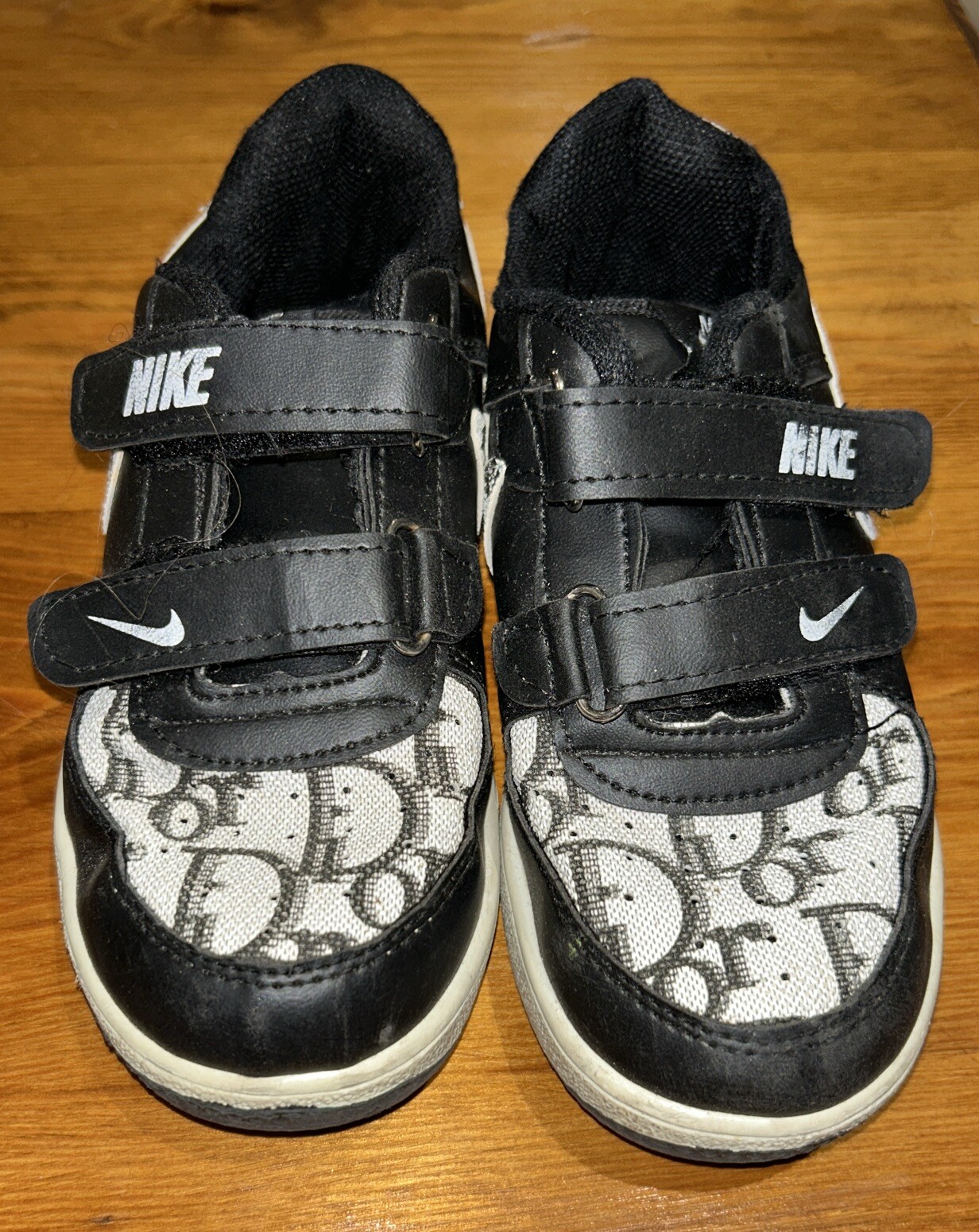 Niños Nike Air Force 1 Entrenadores Dior Colaboración Reino Unido 11.5 UE 30