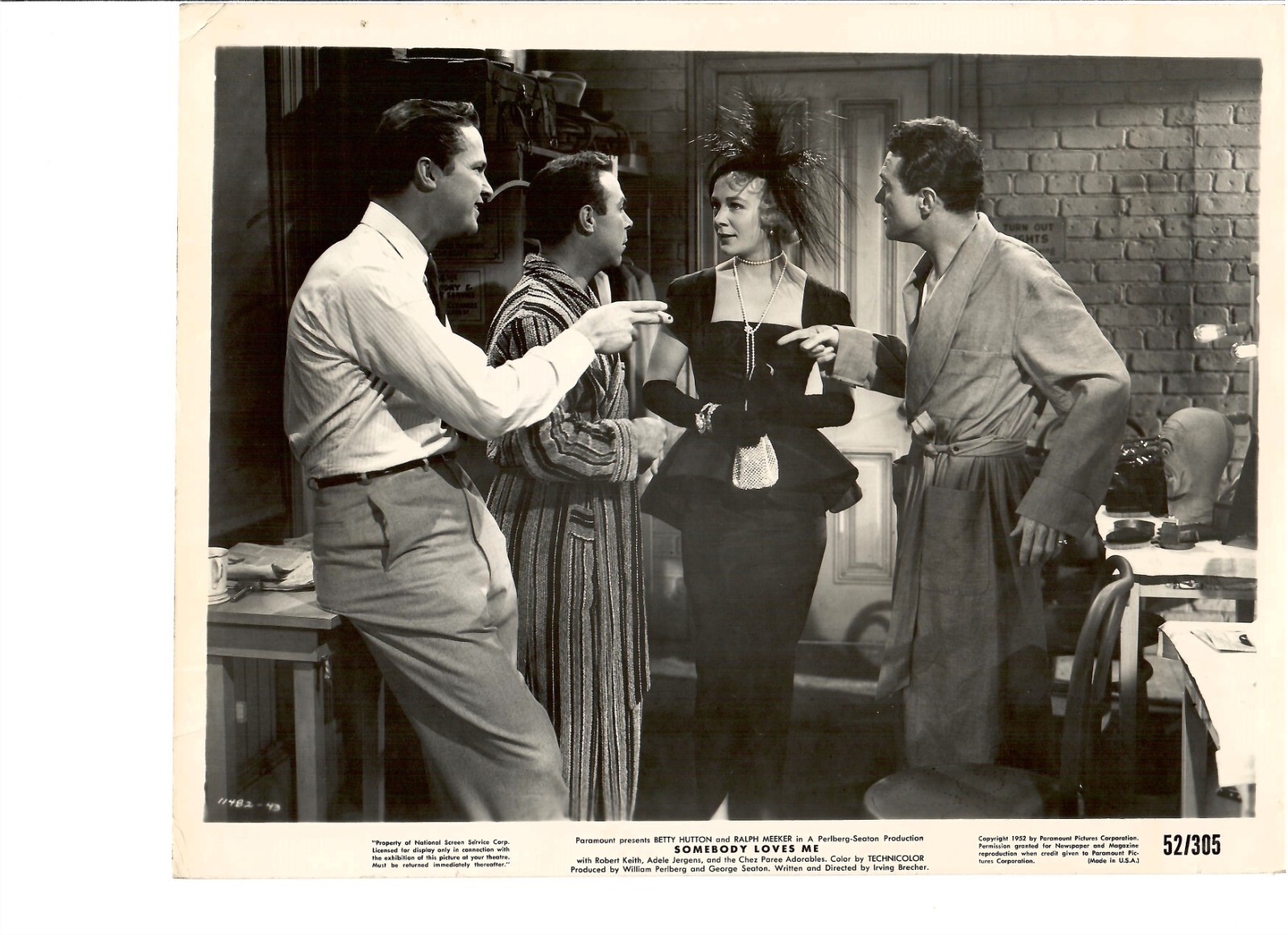 Somebody Loves Me 1952 Betty Hutton Movie Still Photo #9 Ralph Meeker ...