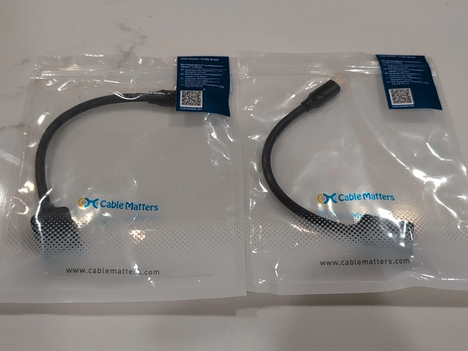 DisplayPort To HDMI, Mini DisplayPort to DisplayPort, Display Port To DVI Cables - Image 4 of 4