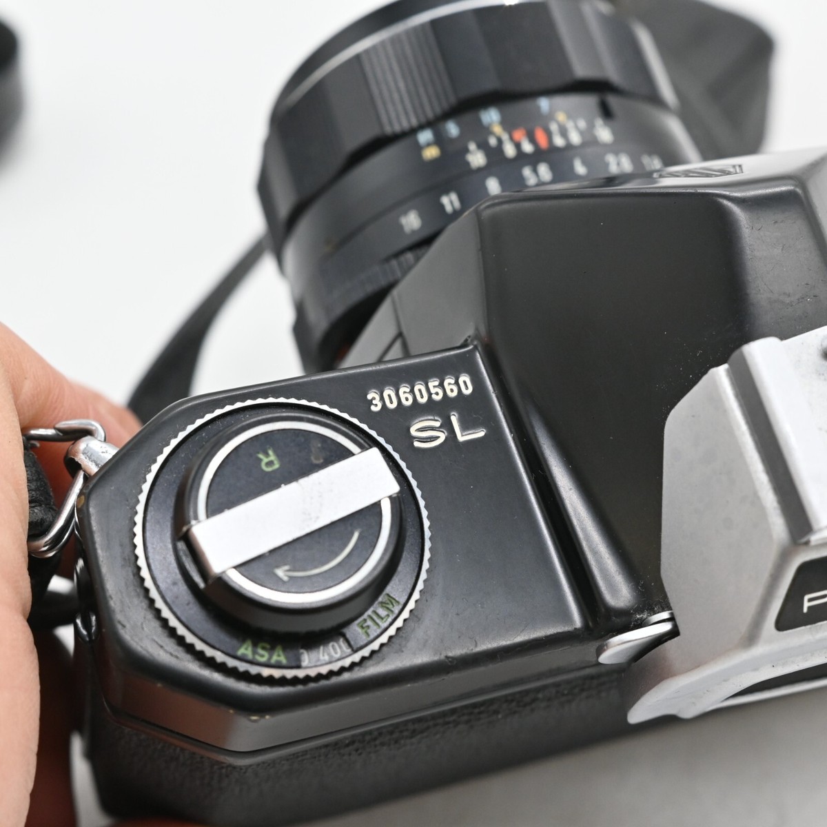 Exc+5 ] Pentax SL SLR 35mm Film Camera Super Takumar 55mm F1.8 Len