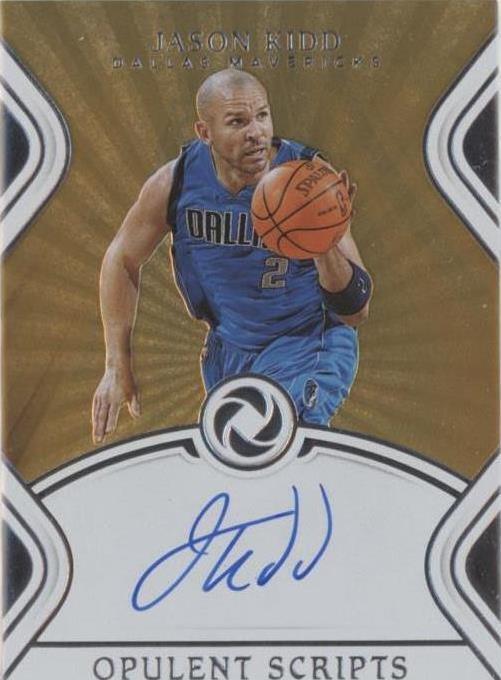 2018-19 Panini Opulence - Opulent Scripts Jason Kidd #OS-JKD /49 (AU ...