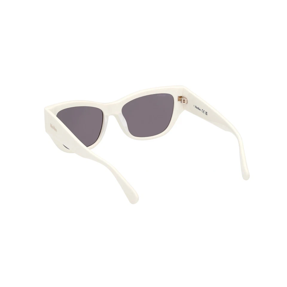 Gafas de sol MAX MARA MM0041 21C blanco ojo de gato marco de plástico 56-17-140 Foto 4 de 4
