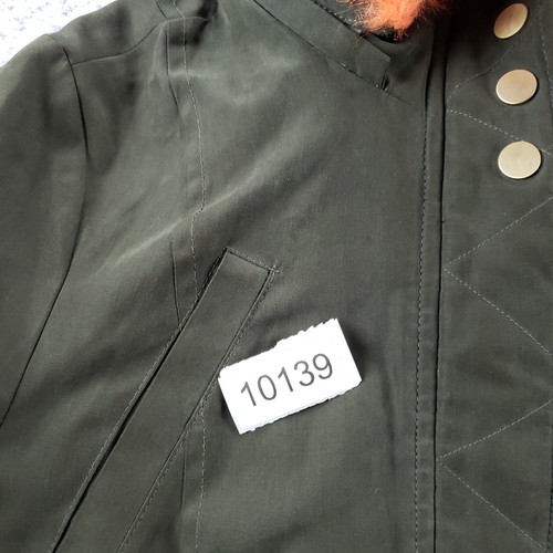 Noize Parka Jacket Women Small Green Faux Fur Hood Winter Coat Vegan Warm - Picture 10 of 10