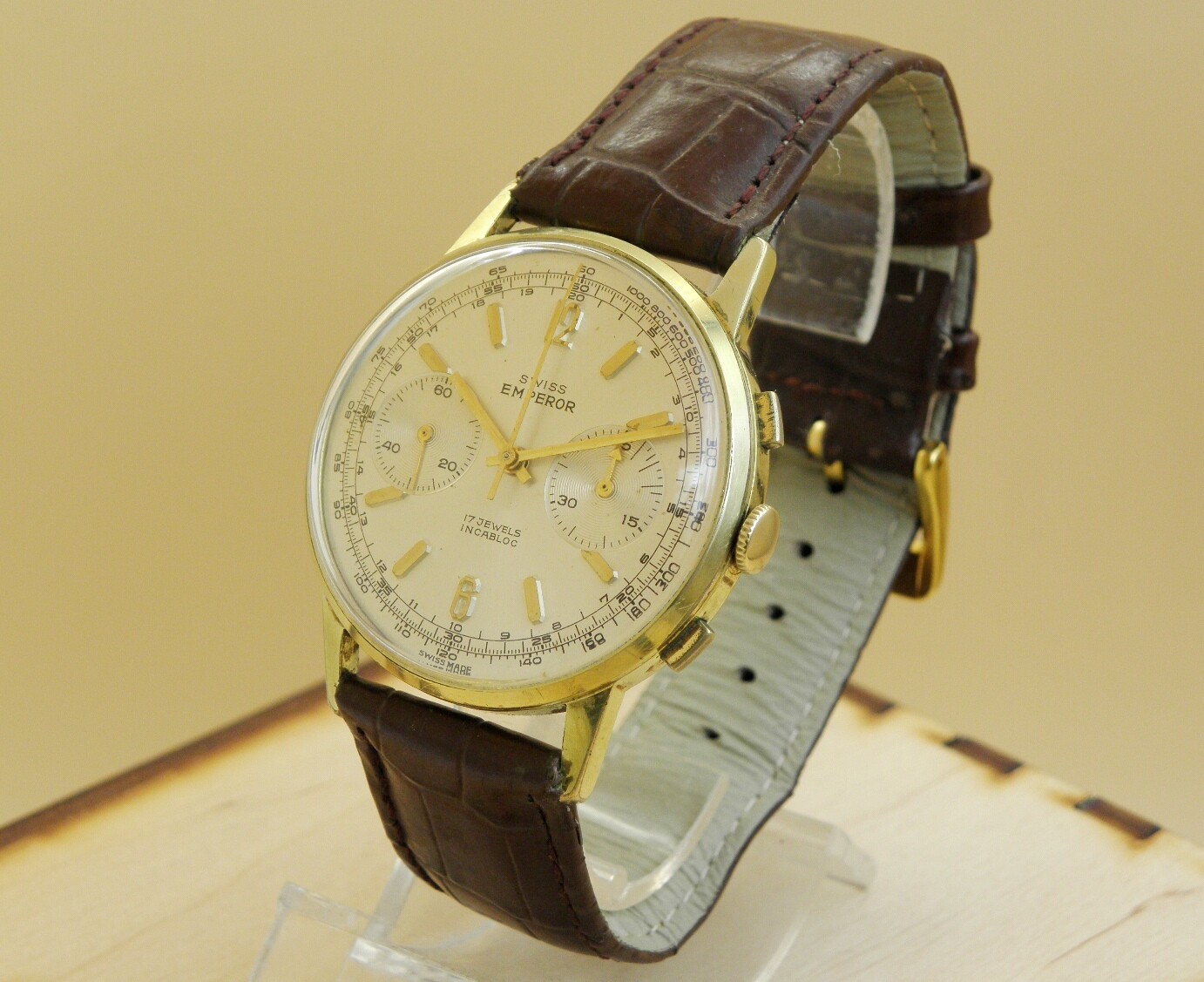 swiss emperor watch 17 jewels incabloc