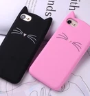 iPhone SE / 6 / 7 / 8 PLUS / XS - Soft Silicone Rubber Skin Case Cover Kitty Cat