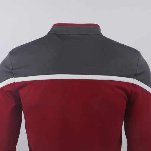 Extraño Nuevo Mundos Cubierta Inferior Vestido Uniformes Flota Estelar Prenda para el torso Camisas Insignia Disfraz - Imagen 10 de 14