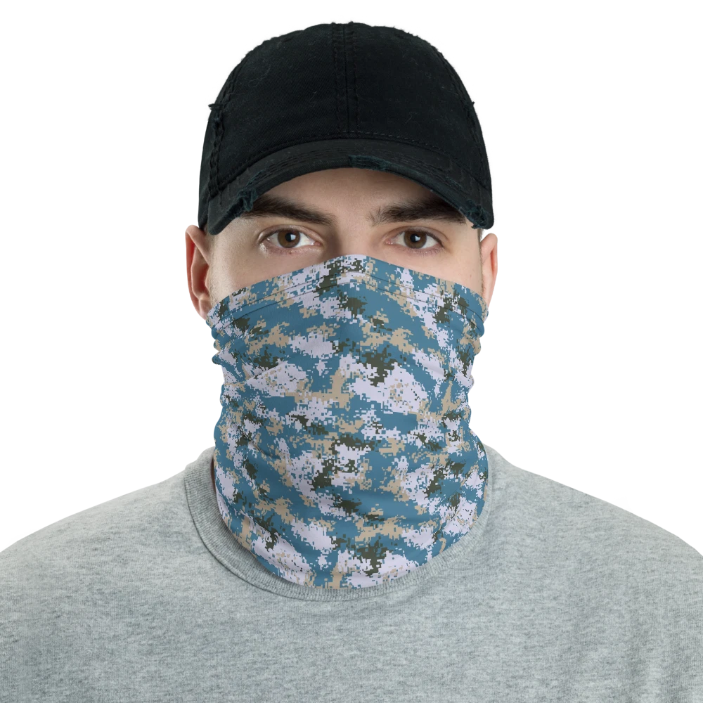 Chinese PLA M07 Ocean Digital Camouflage Neck Gaiter