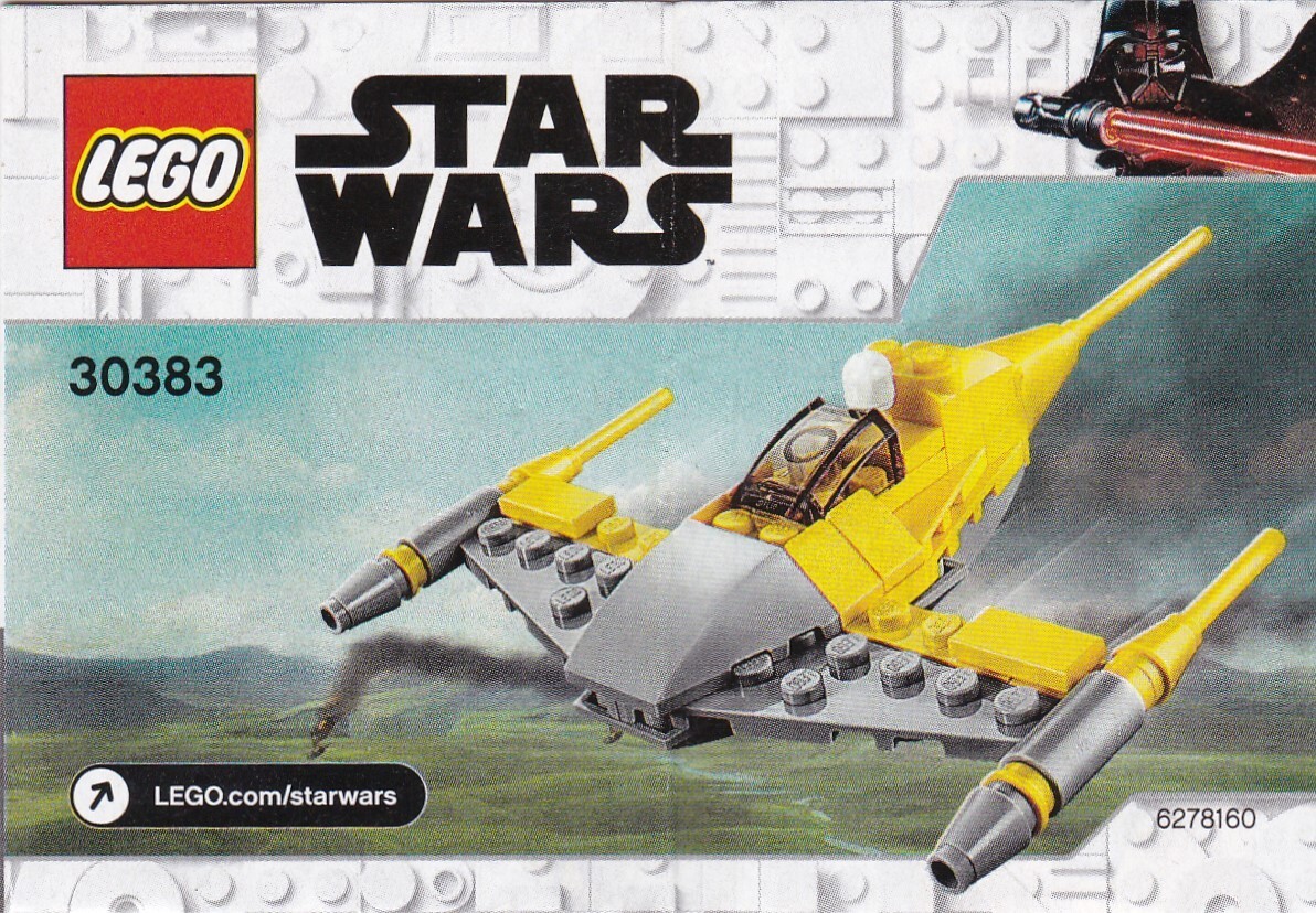 Simple Lego Naboo Starfighter Instructions LEGO #30383 INSTRUCTION