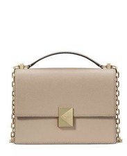 Kate Spade New York deco pebbled leather convertible crossbody bag - Taupe