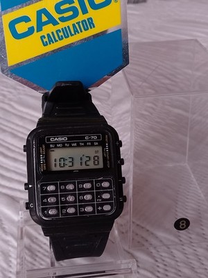 Reloj casio calculadora Vintage C-70 Colección 
