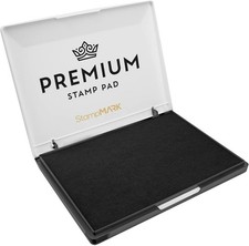 Premium Stamp Pad Extra Large Size 6" x 8" - for Traditional X-Large, Black