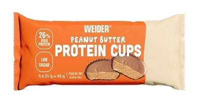 33,32 /Kg Weider Peanut Butter Protein Cups, 2 x 21 g   20er Box SONDERPOSTEN!