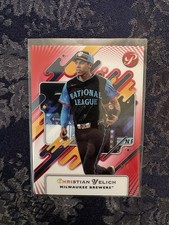 CHRISTIAN YELICH 2025 Topps Pristine Red Refractor Parallel Card 2/5 SSP BREWERS
