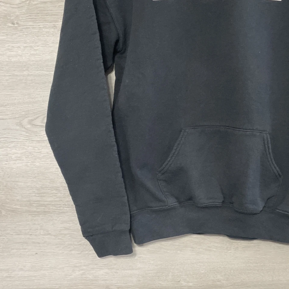 Sudadera con Capucha Vintage Años 90 JVC Audio/Música Gráfico Logo Negra Talla Grande XL (E) Foto 4 de 4