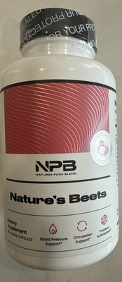 Nature's Pure Blend NPB Nature's Beets - 60 Capsules - EXP 03/28 Vascular Health