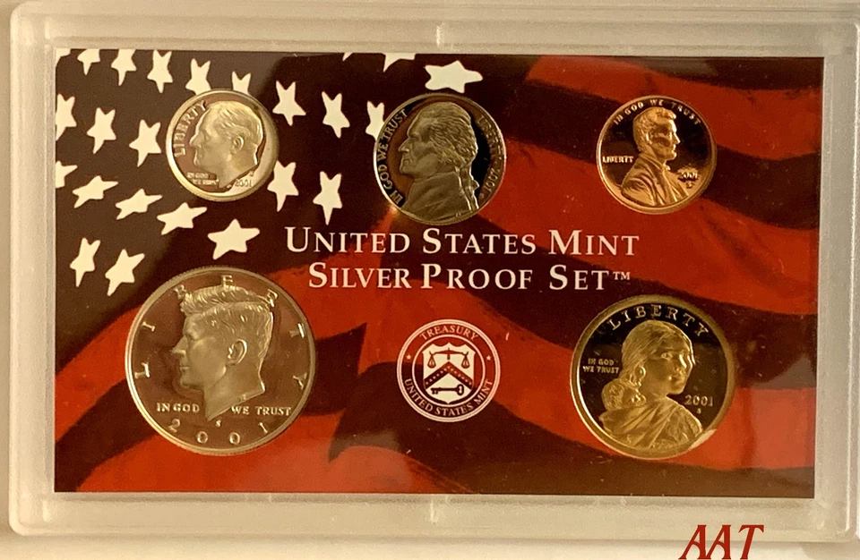 Silver Proof Sets 2000-2001 - 20 Coin Lot - US MINT OGP COA 🔹✅ - Image 2 of 4