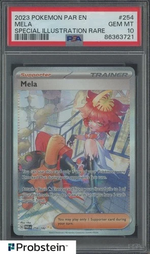 2023 Pokemon PAR EN #254 Mela Special Illustration Rare PSA 10 GEM MINT