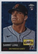 2022 Chrome Platinum Anniversary Toile White & Blue Refractor Sammy Long 11ur