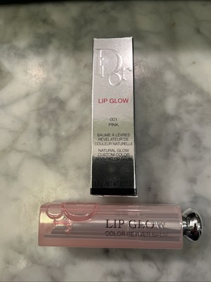 DIOR ADDICT LIP GLOW BALM ~001 Pink ~ 3.2 g Full Size New In Box NIB