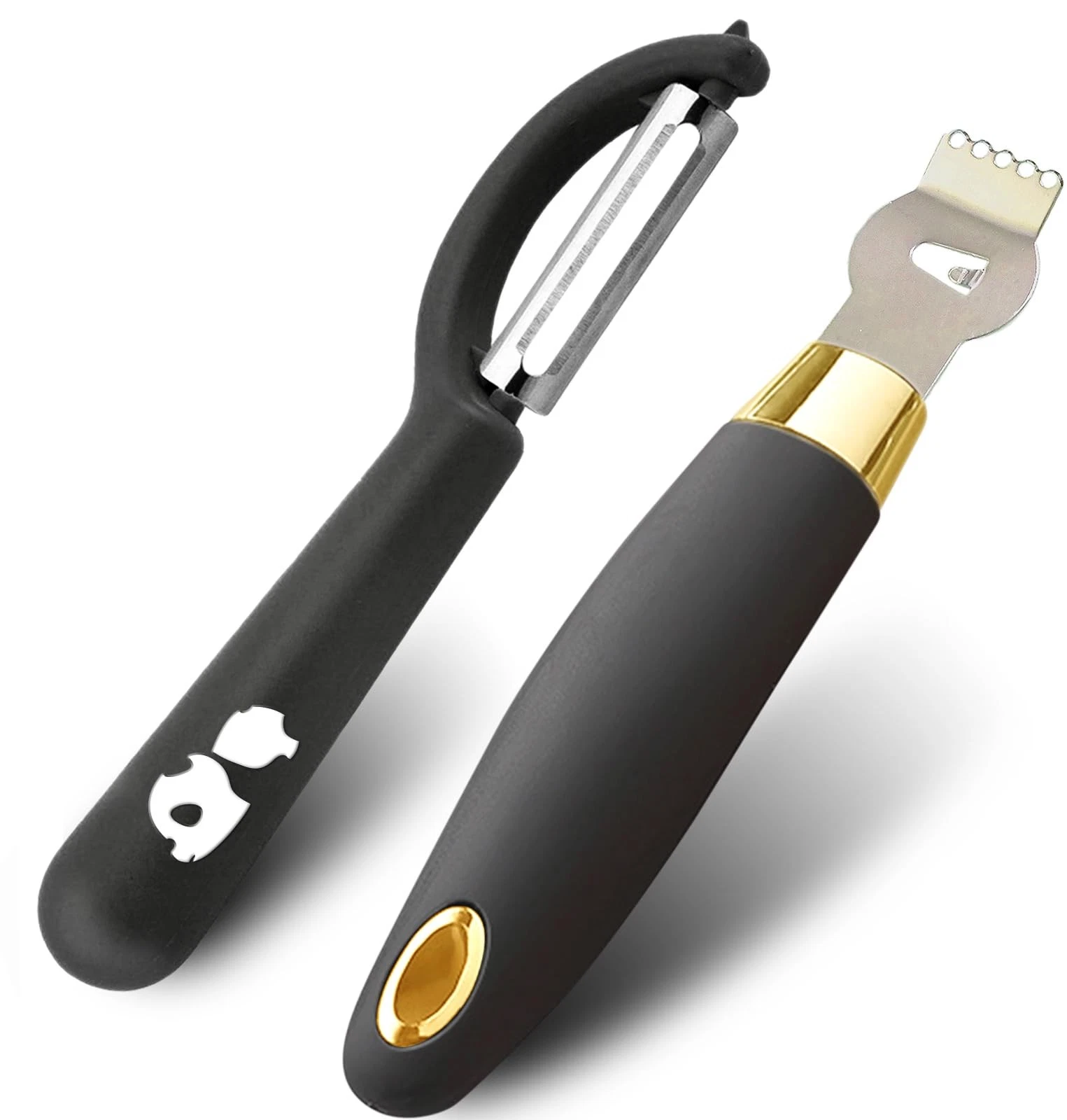Lemon Tool with Channel Citrus Twist Making Tool Ergonomic Curved Handle Gold...
Opens in a new wind
