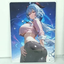 Gan Yu Double Sided Night Premium Waifu Card Anime Wall Art Oversized Board A5