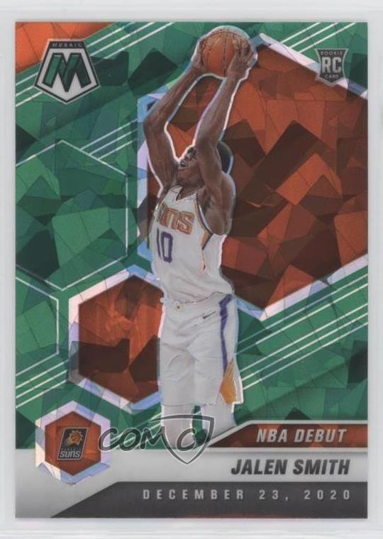 2020-21 Panini Mosaic NBA Debut Green Ice Prizm Jalen Smith #275 Rookie RC 03ox