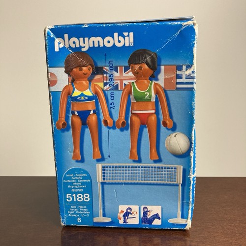 Playmobil Sports & Action #5188 BEACH VOLLEYBALL Geobra NEW IN DAMAGED BOX - Picture 2 of 4