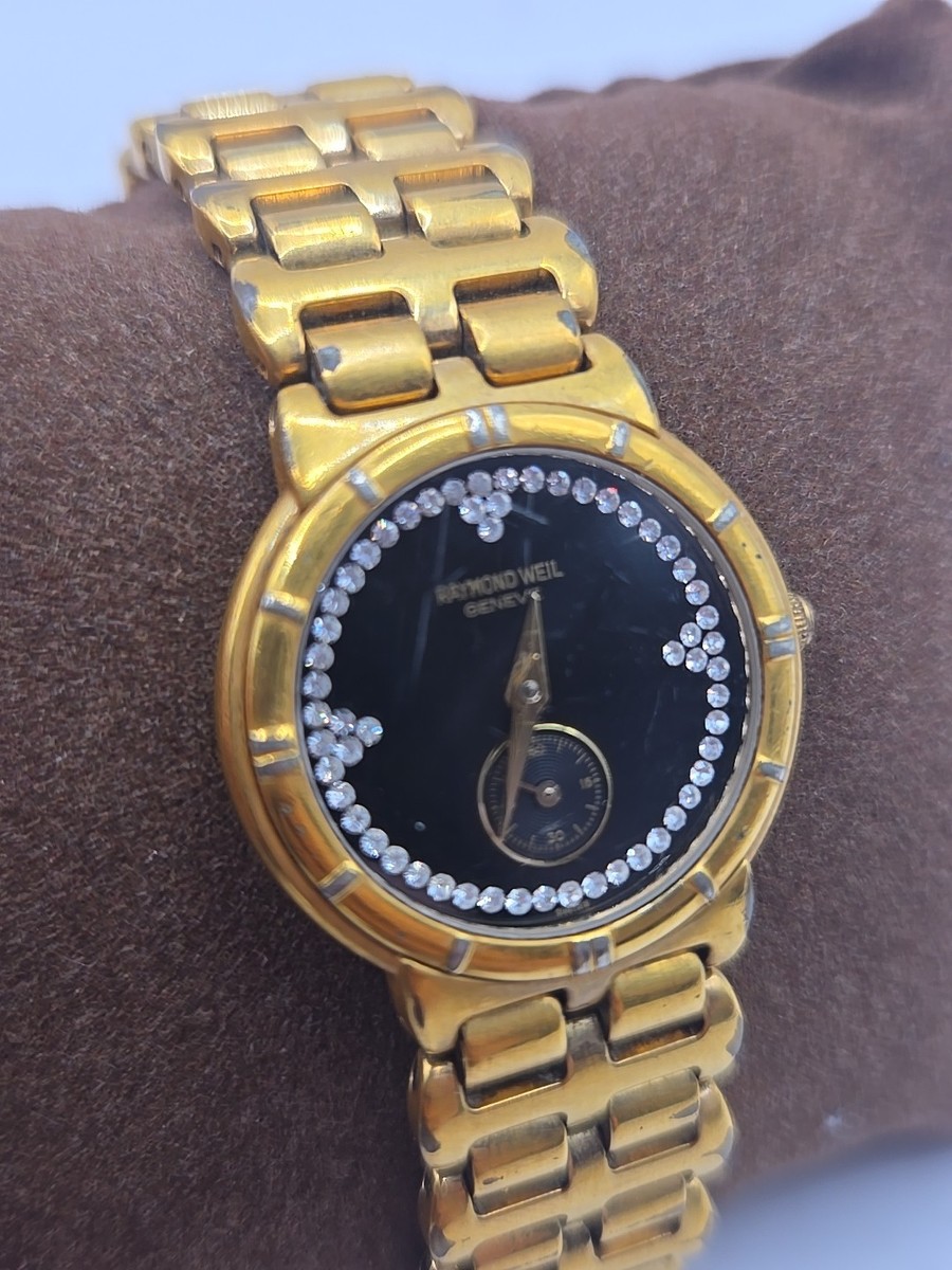 N10831 RAYMOND WEIL GENEVE レイモンドウェル 18k GOLD ELECTROPLATED