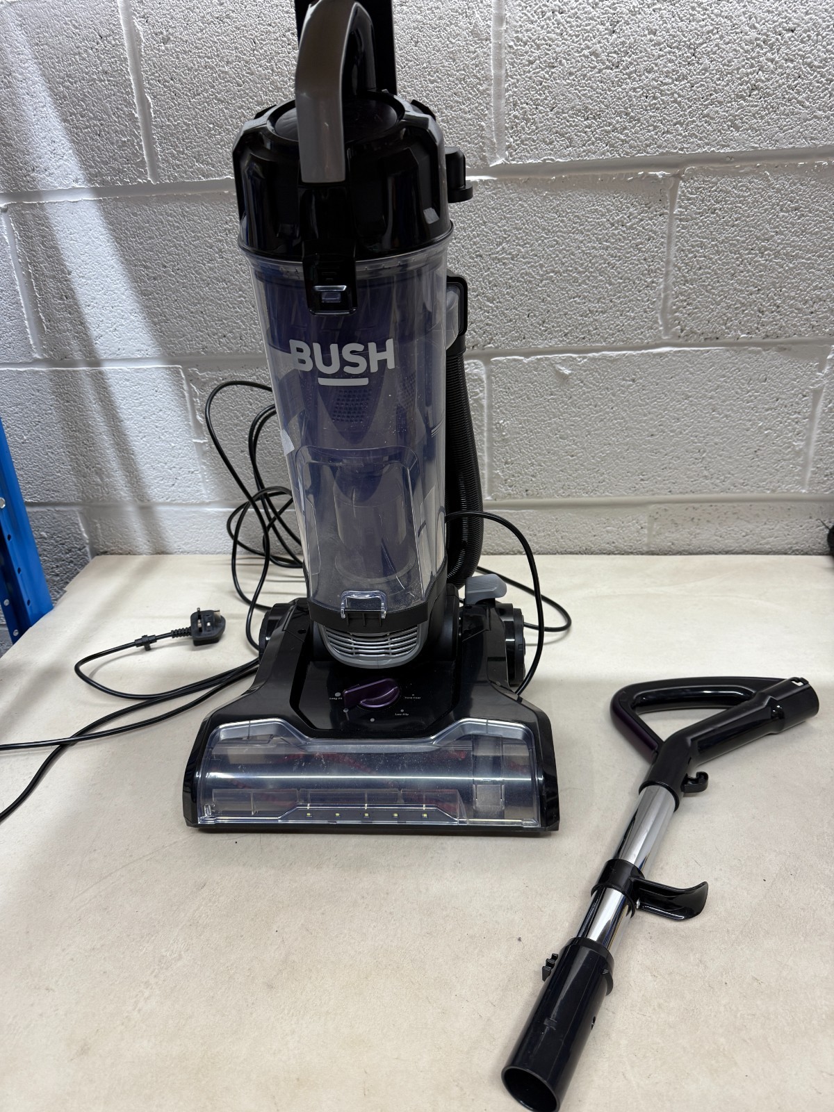 Bush Multi Cyclonic Bagless Upright Corded Vacuum Cleaner VUS34AE2BNSL2370UK
