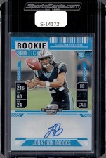 2024 Panini Contenders Optic #114 Jonathon Brooks Teal #/99