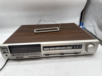 H*T様 80s  ベージュ×ブラウン Hitachi HTA-3000 AM/FM Stereo Tuner Amplifier Tested, Works. | eBay