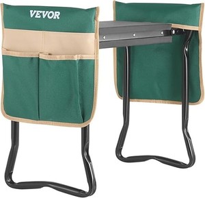 VEVOR Garden Kneeler and Seat 8" EVA Pad Folding Garden Stool Heavy Duty Garden